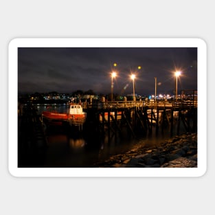 Night Pier Sticker